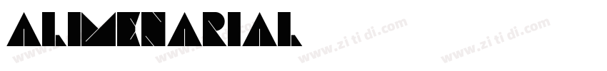 alimenarial 常规字体转换